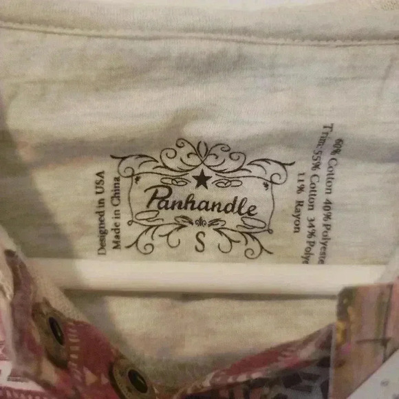 Panhandle Slim Western Aztec Design Shirt With Hood Size Small - Picture 4 of 7